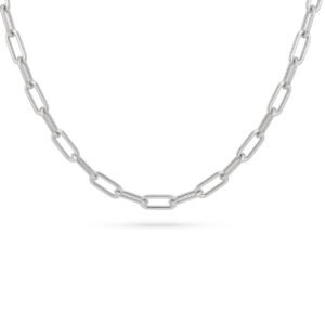 Gargantilha elo cartier alongado